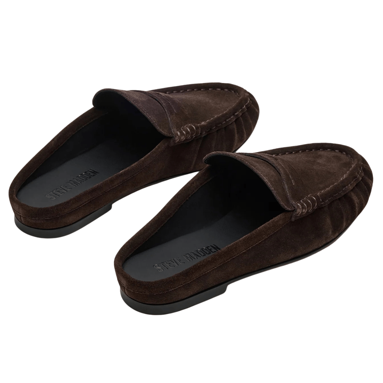 chocolate brown suede