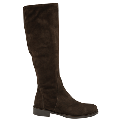 brown suede