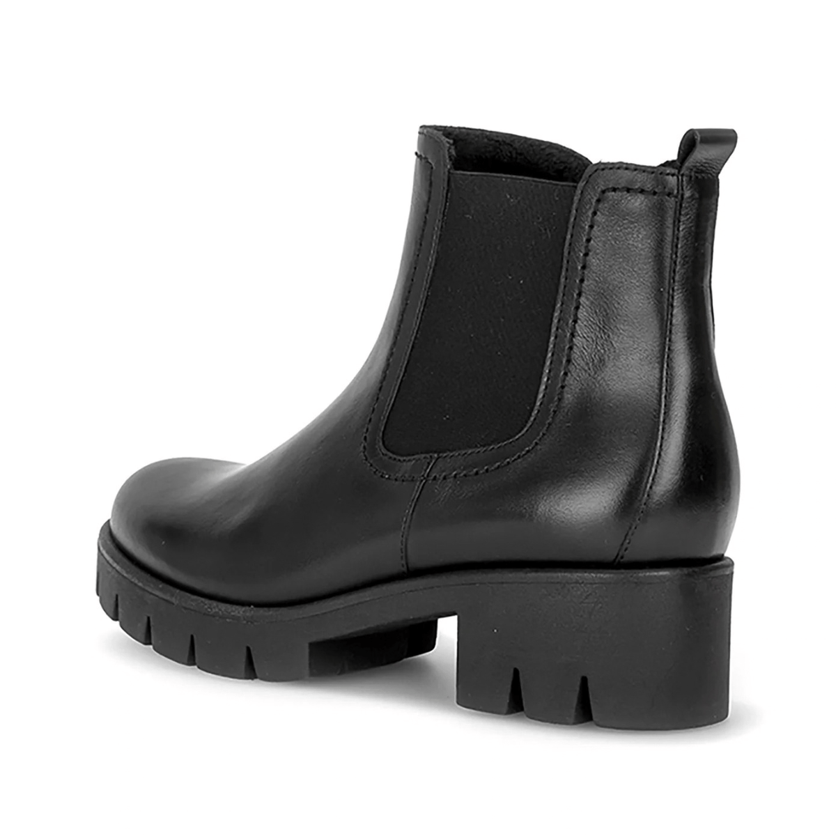 black leather