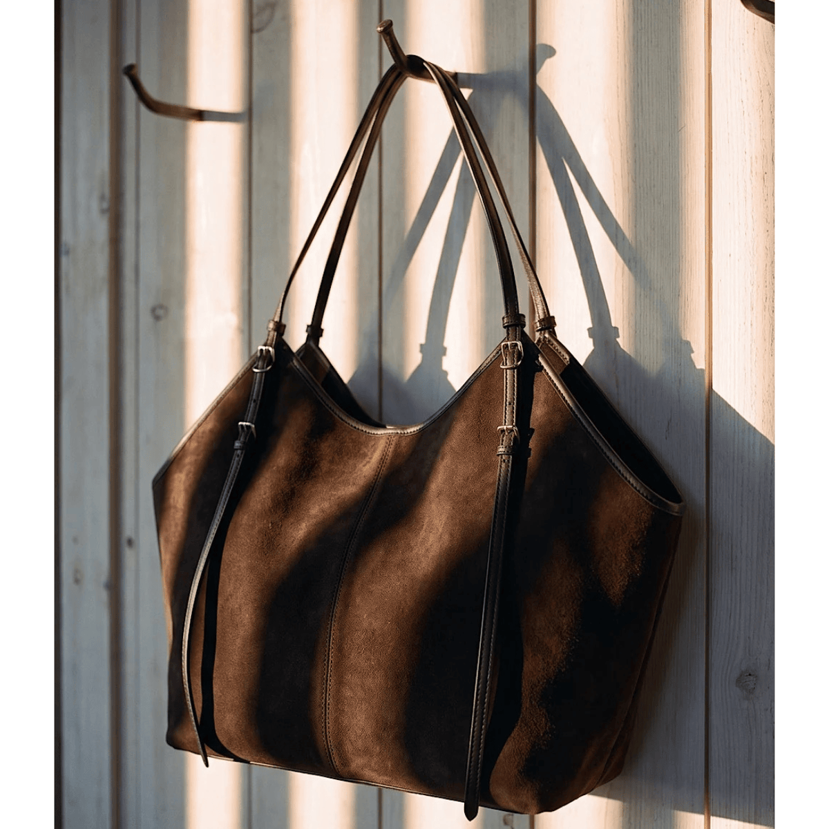 Billini Cassandra Shoulder Bag, chocolate suede – view 6