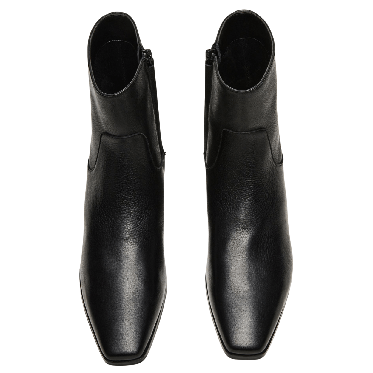 black leather