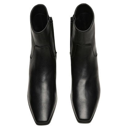 black leather