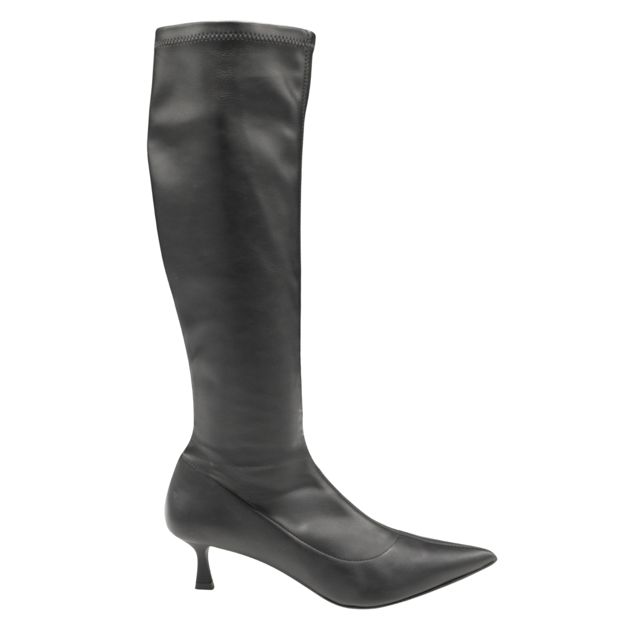 black leather