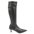 black leather