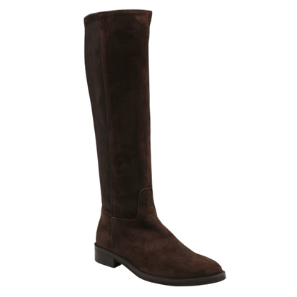 brown suede