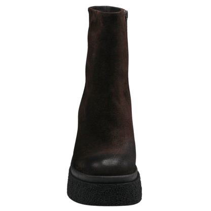 brown suede