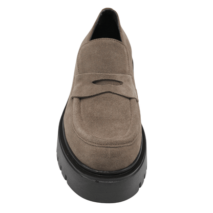 taupe suede