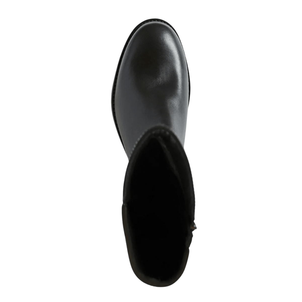 black leather