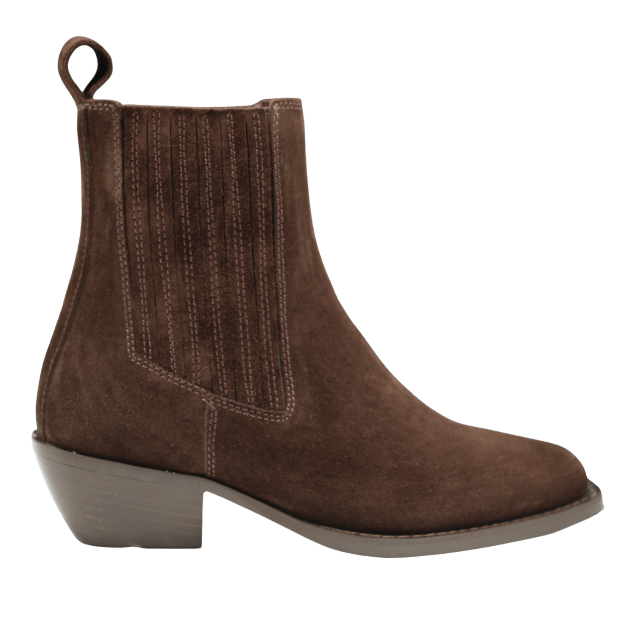 brown suede
