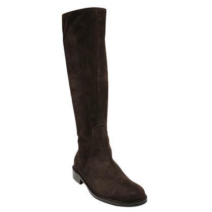 brown suede