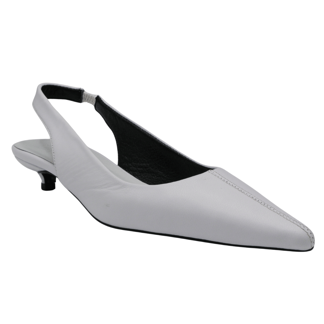 Pixy Jenny Slingback Heel, Off White – alternate view