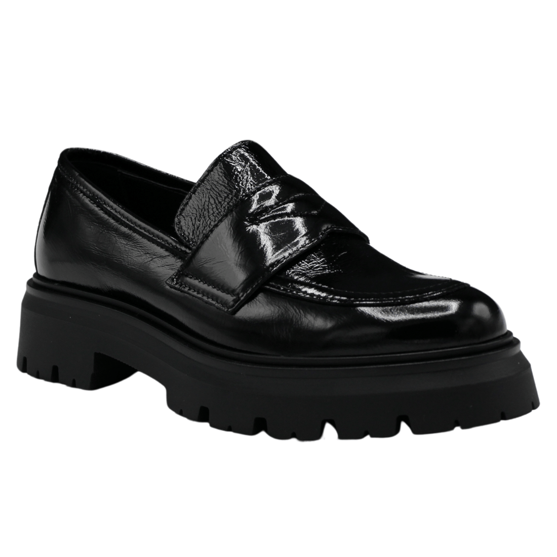 Gianluca Pisati Nina Loafer, Black Patent – alternate view