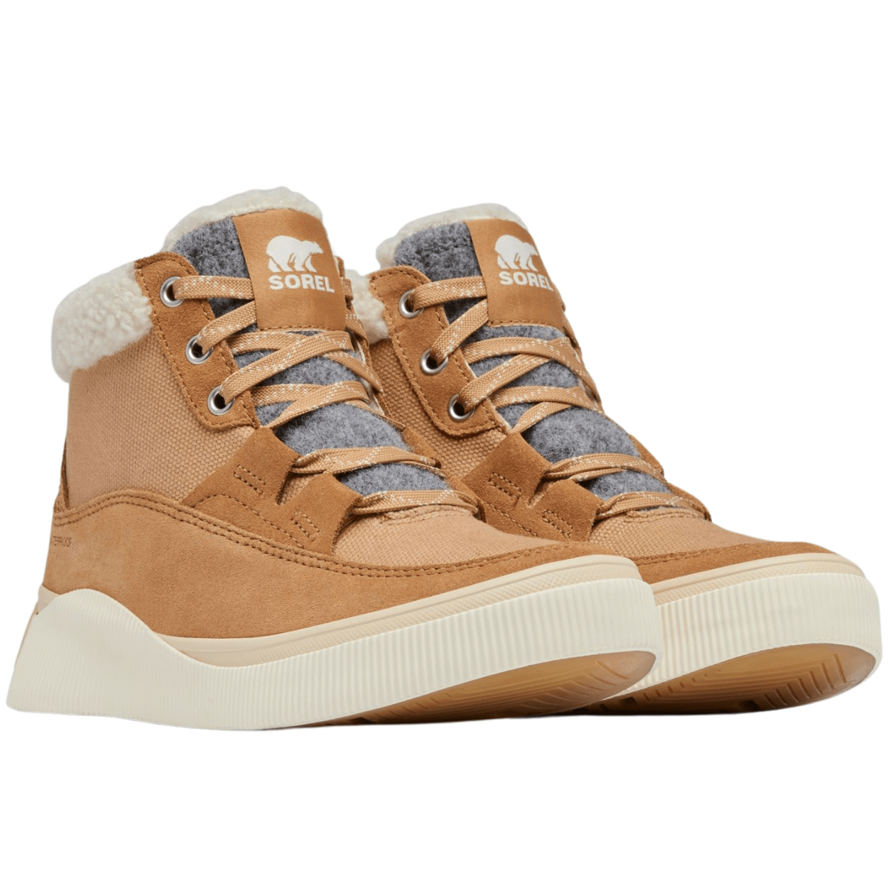 tawny buff/honey white