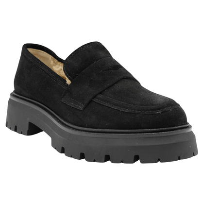 black suede