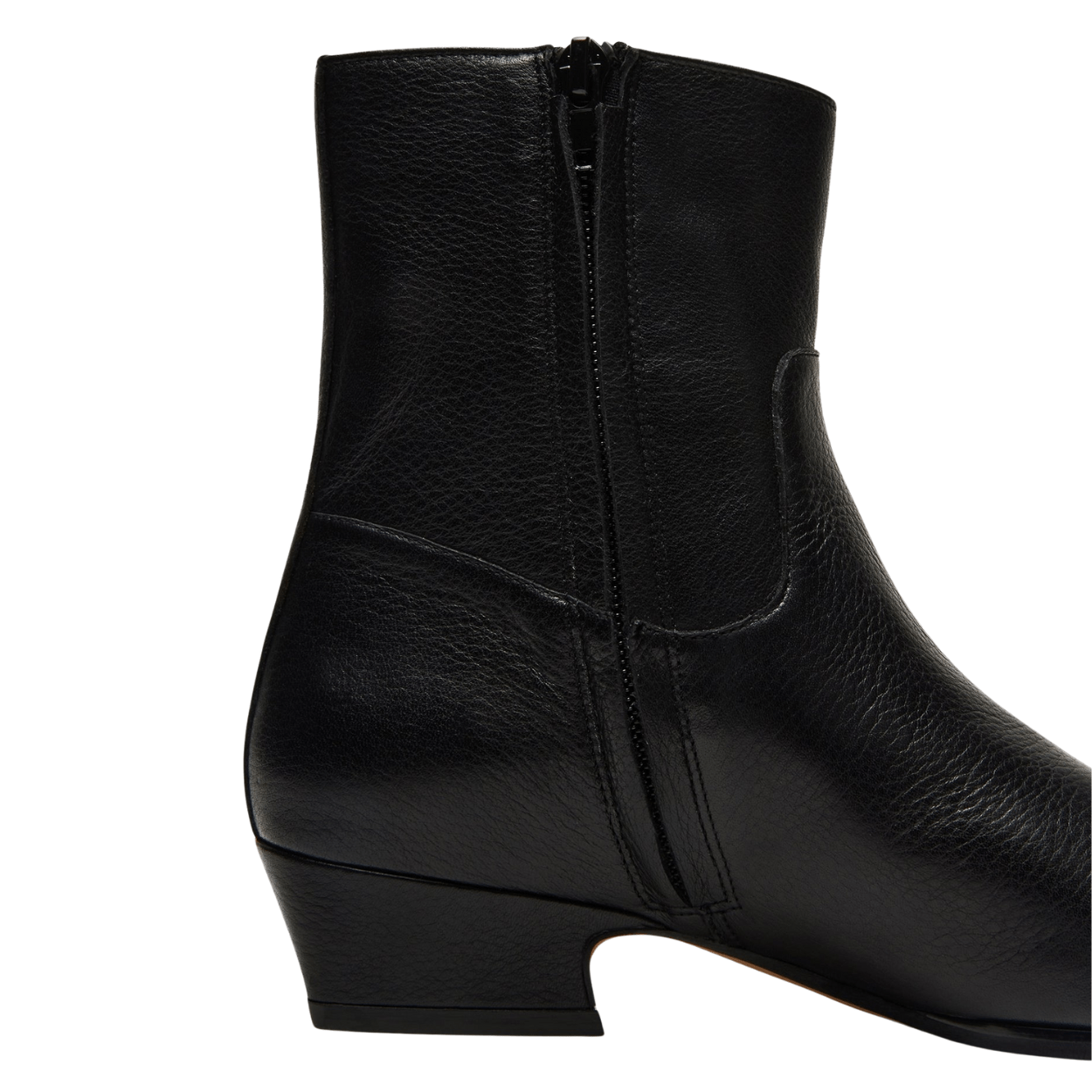black leather