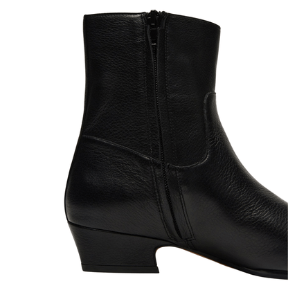 black leather