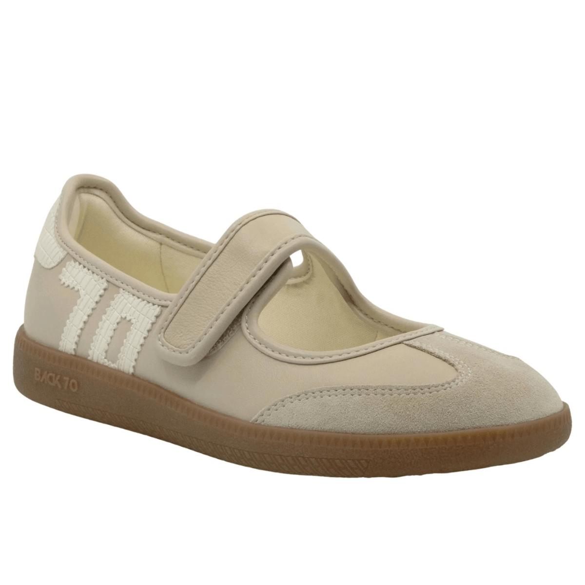 Back 70 Aya Mary Jane Sneaker, beige milk – view 12