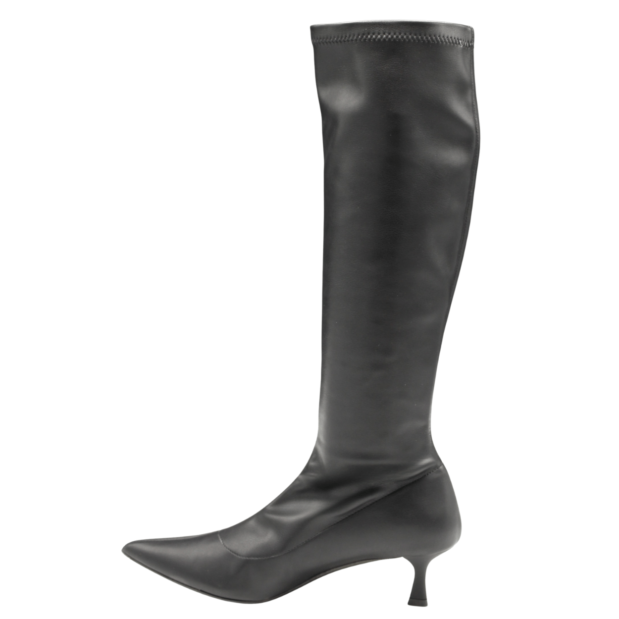 black leather
