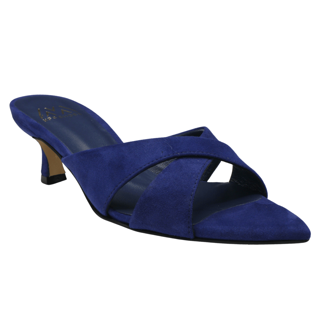 royal blue suede