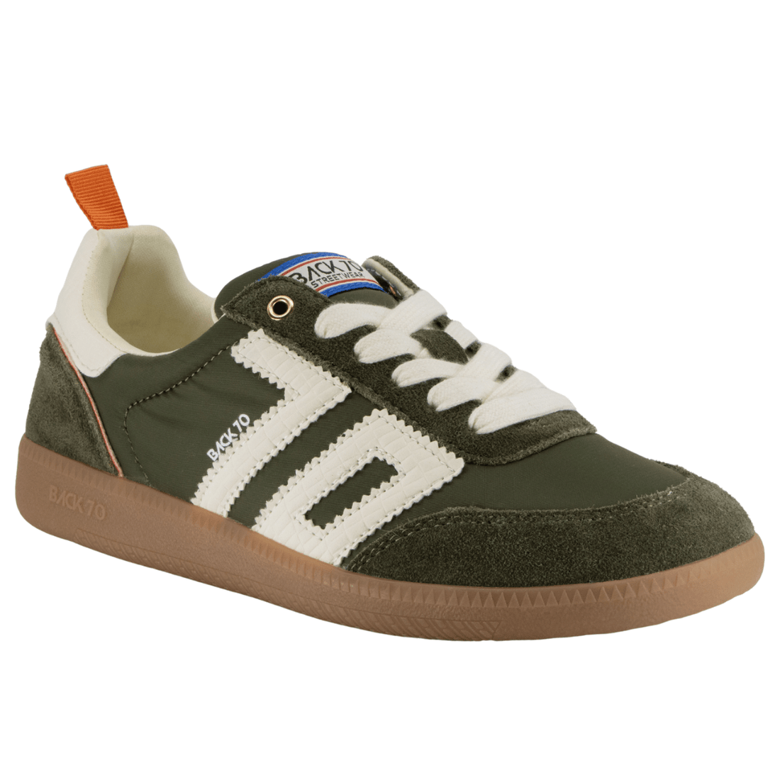 Back 70 Ghost N Sneaker, Olive Orange Milk – alternate view
