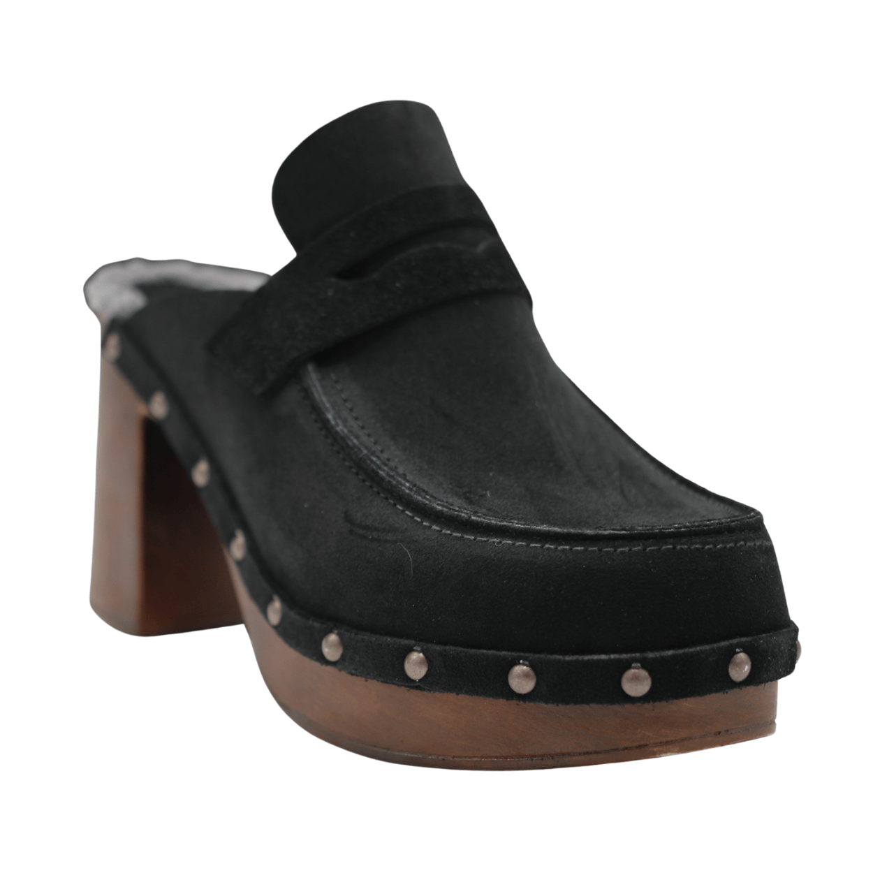 black suede