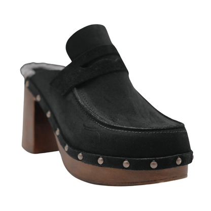 black suede
