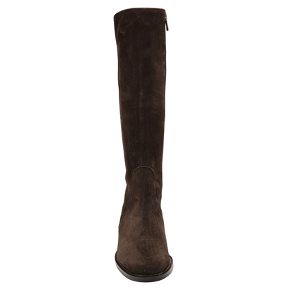 brown suede