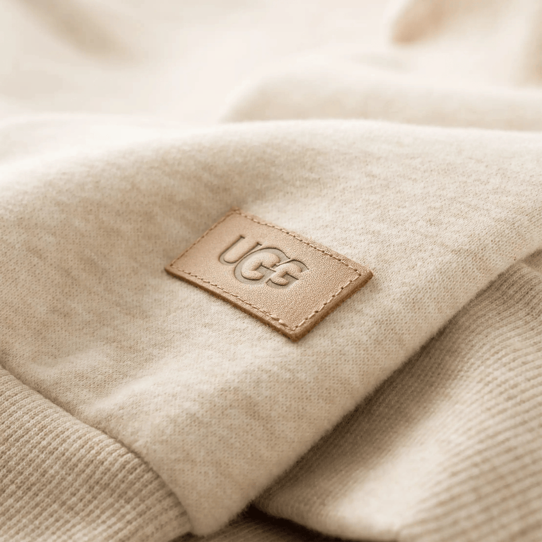 UGG Women's Classic Hoodie, Sand Heather – alternate view