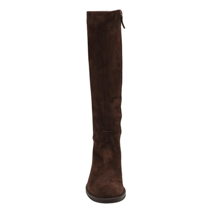 brown suede
