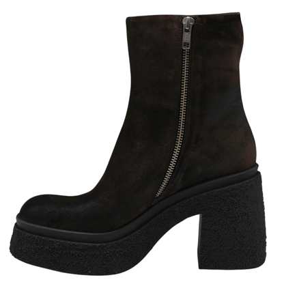 brown suede