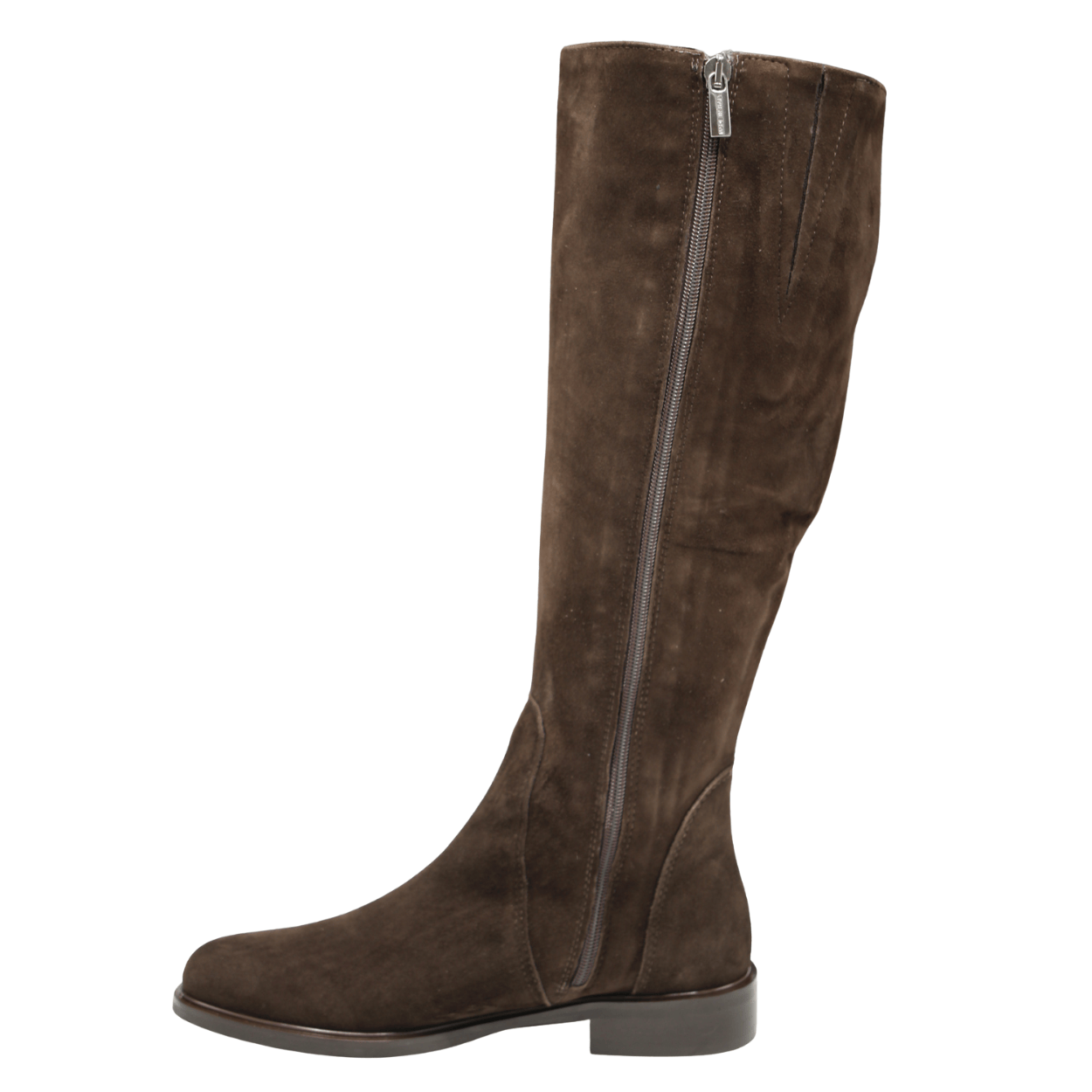 brown suede