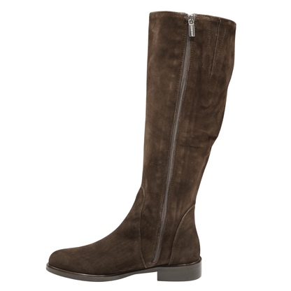 brown suede