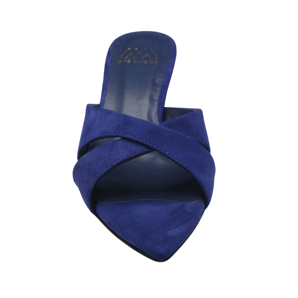 royal blue suede