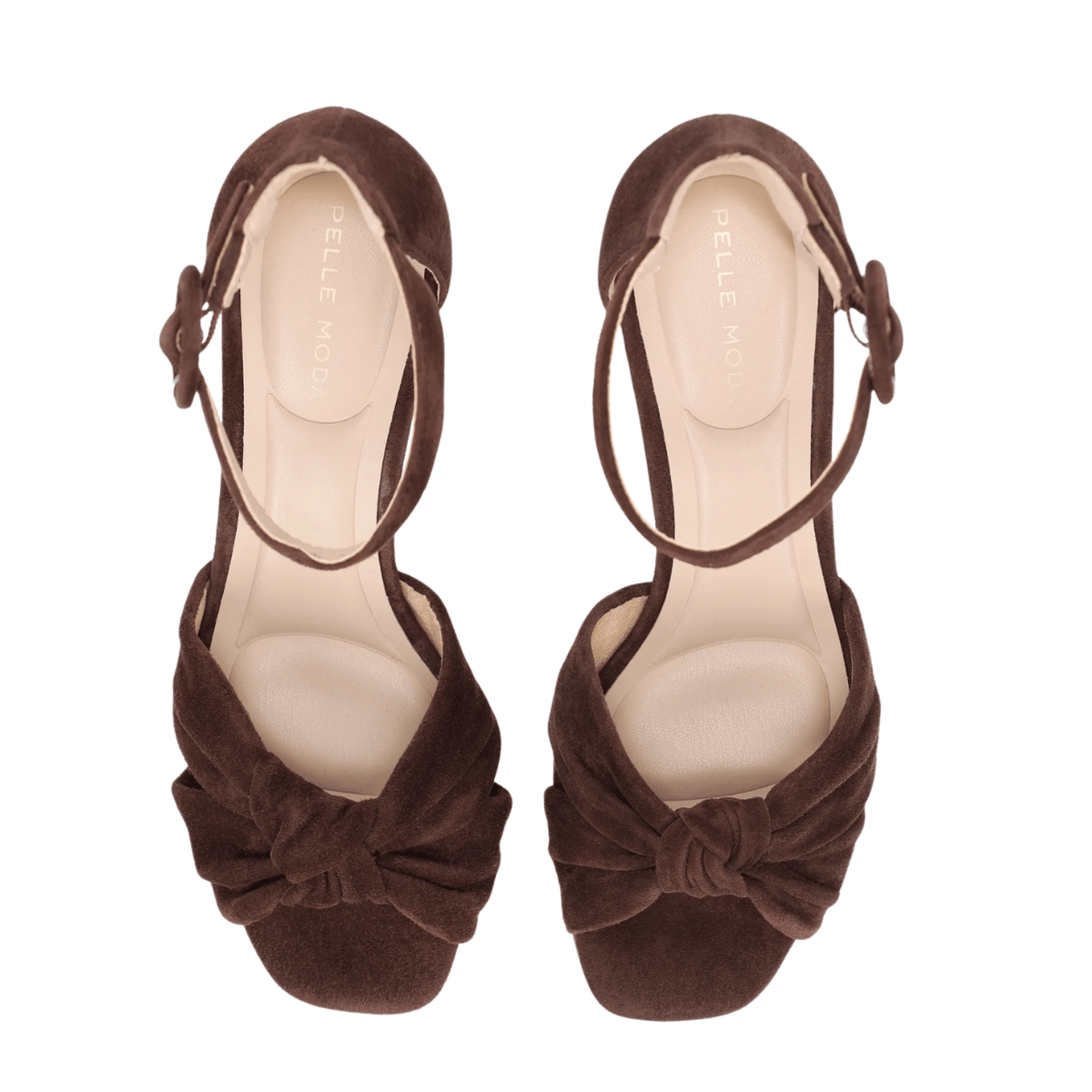 chocolate brown suede