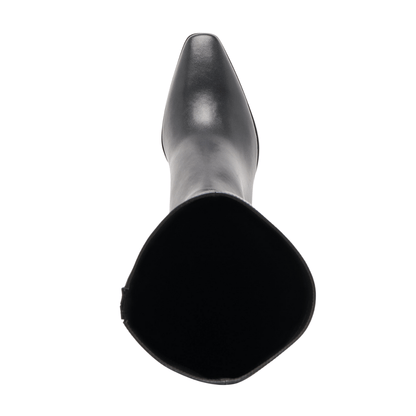 black leather