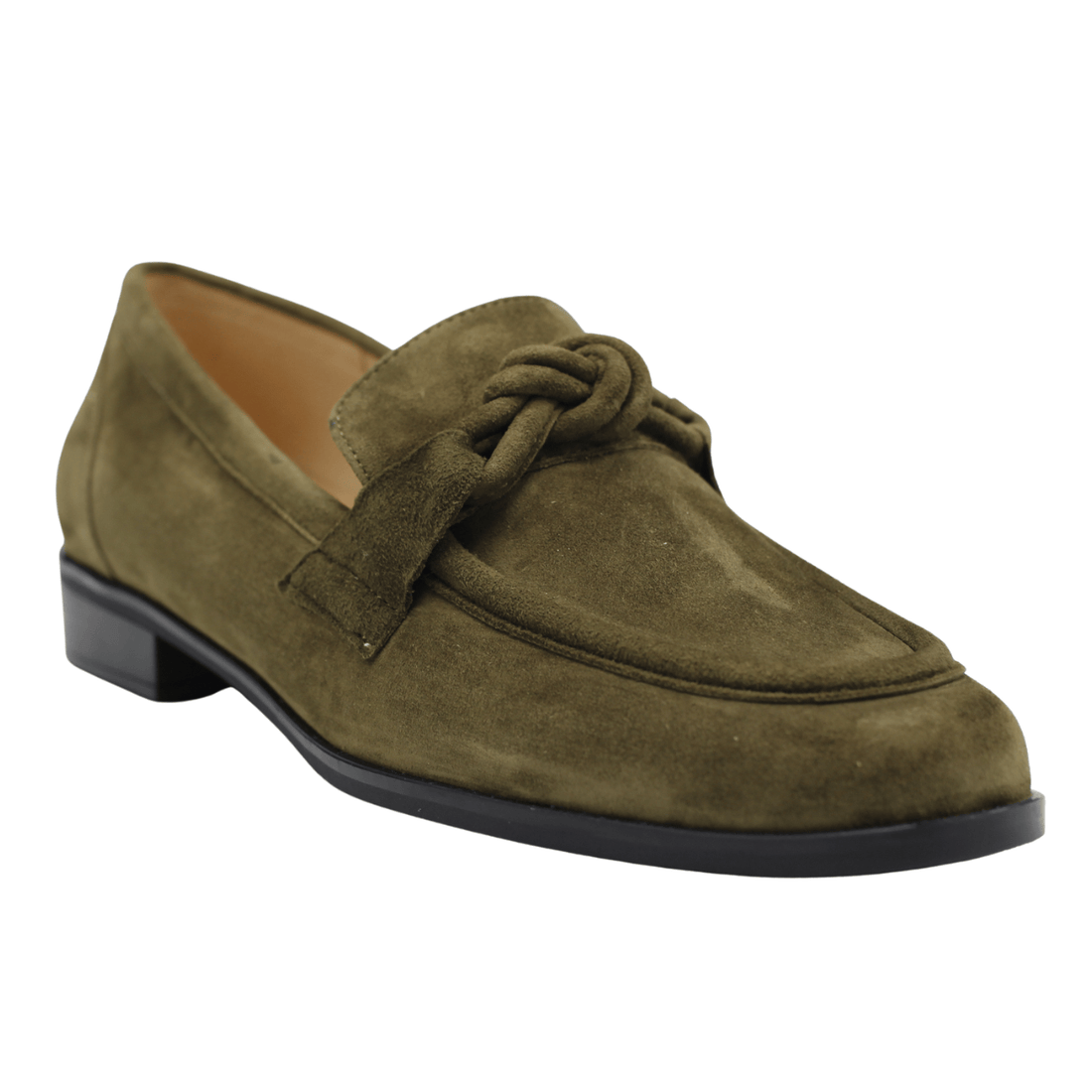 Priori Testa Suede Loafer, Khaki Suede – alternate view