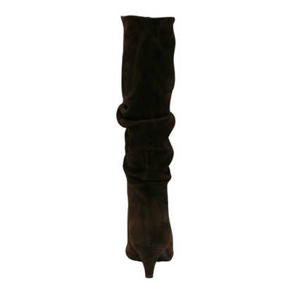 brown suede