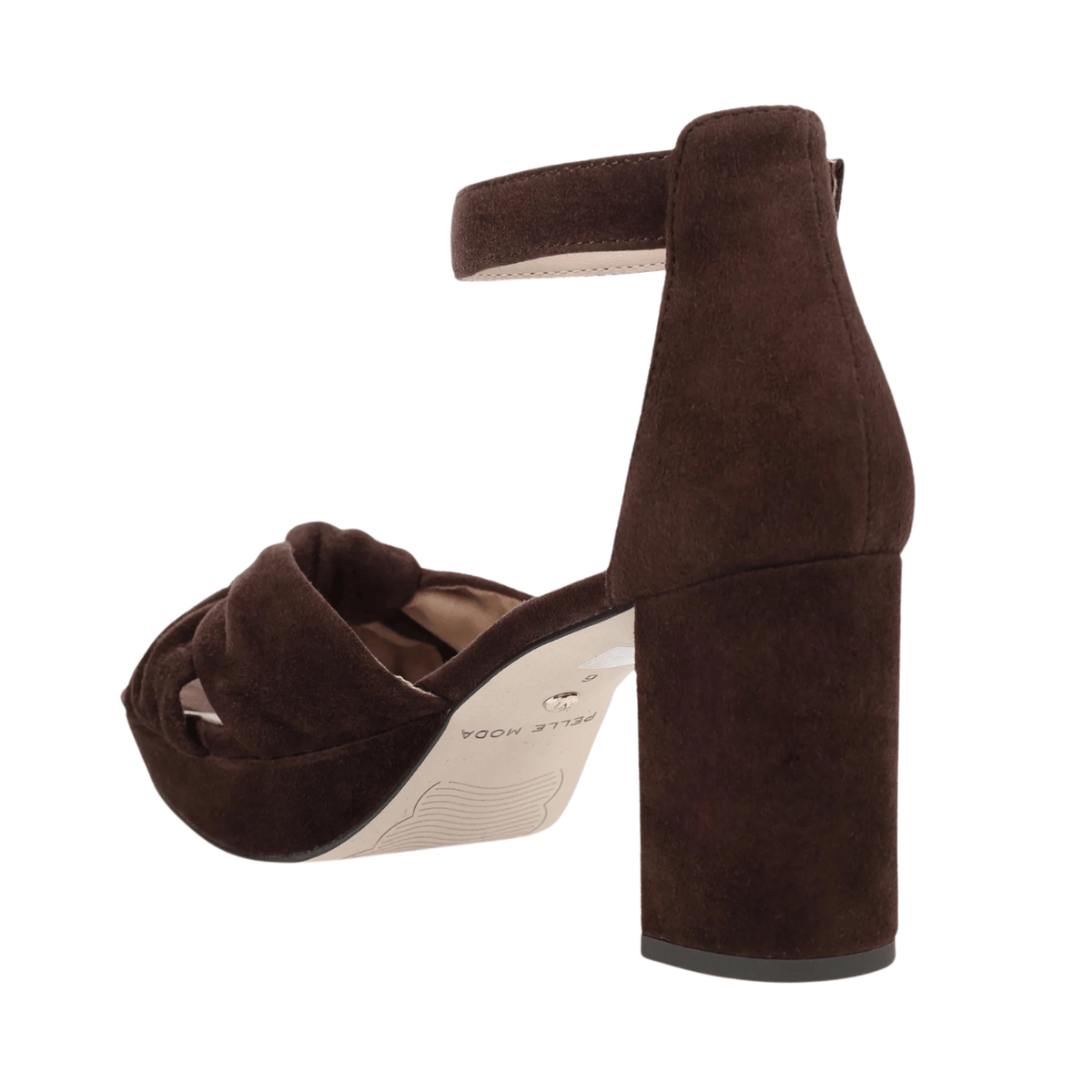 chocolate brown suede