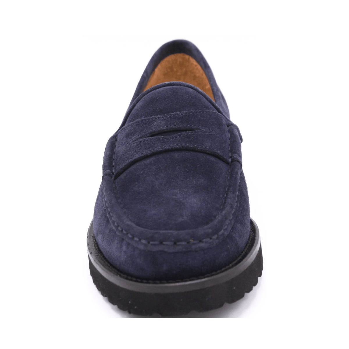 navy suede