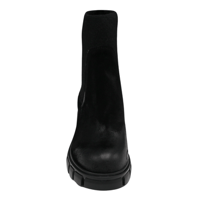 black suede
