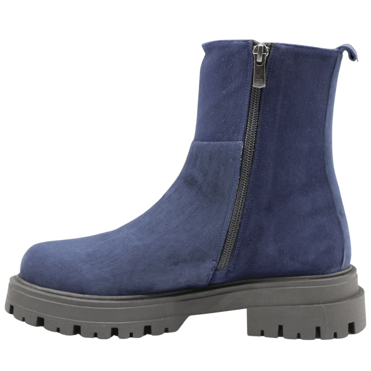 navy suede