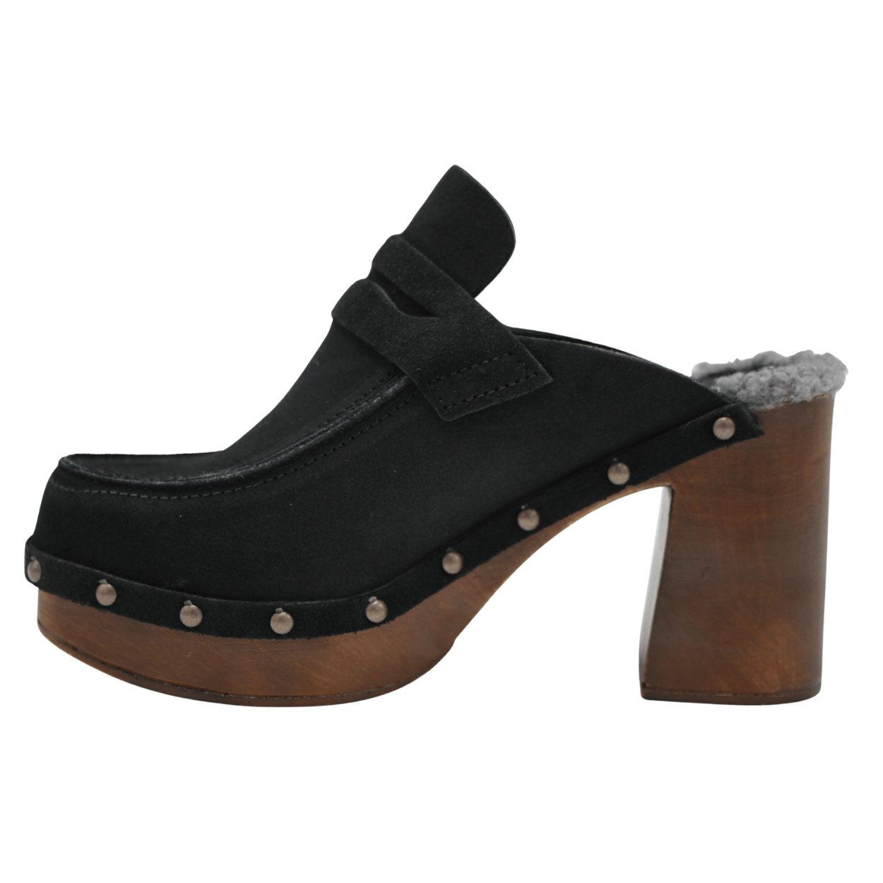 black suede
