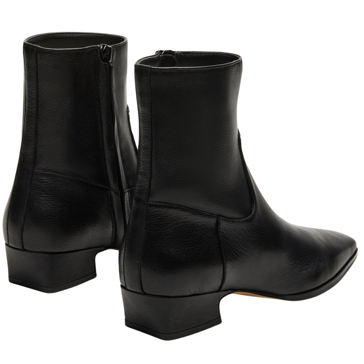 black leather