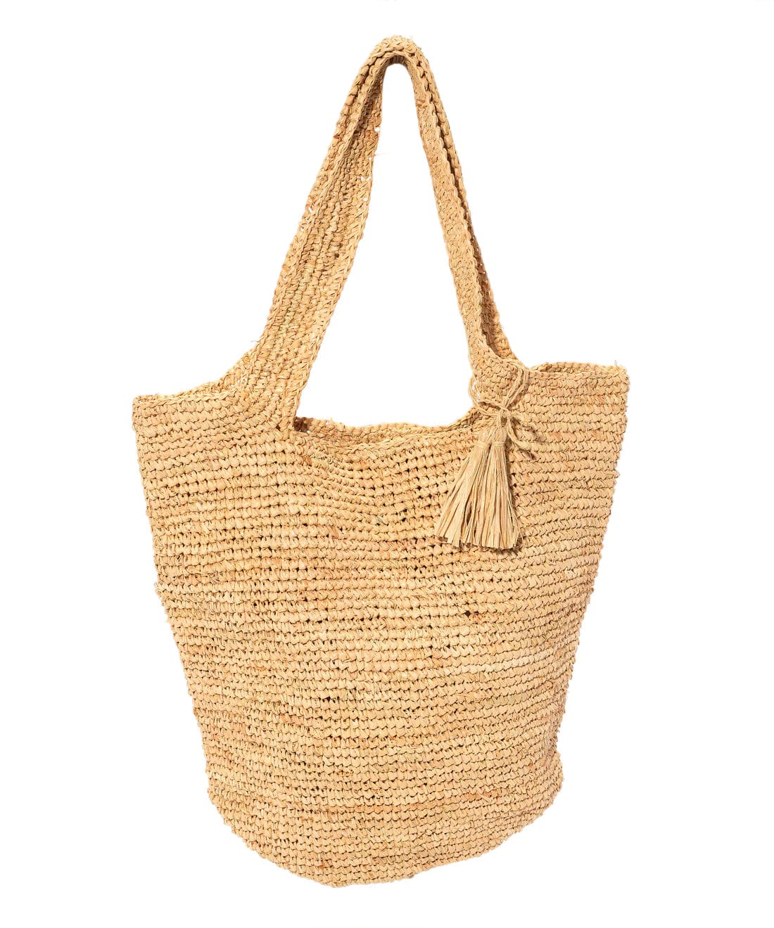 Raffia Packable Tote