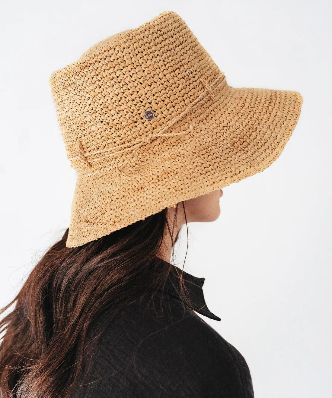 Raffia Packable Bucket Hat