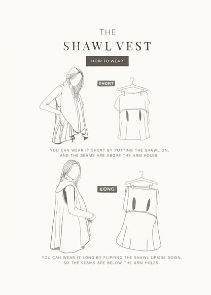 Basic Shawl Vest