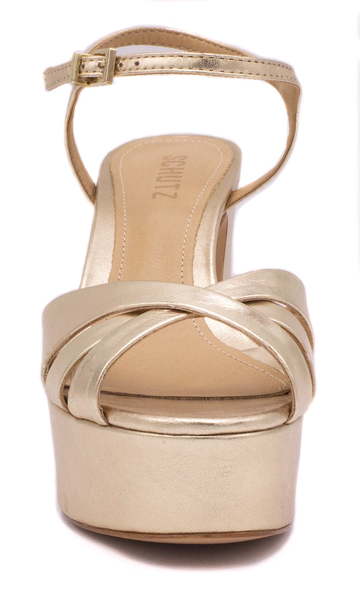 Schutz Keefa Platform Sandal Honey Beige / 9 Schutz Keefa Platform Sandal Honey Beige / 9