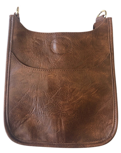 Mini Vegan Leather Messenger Bag