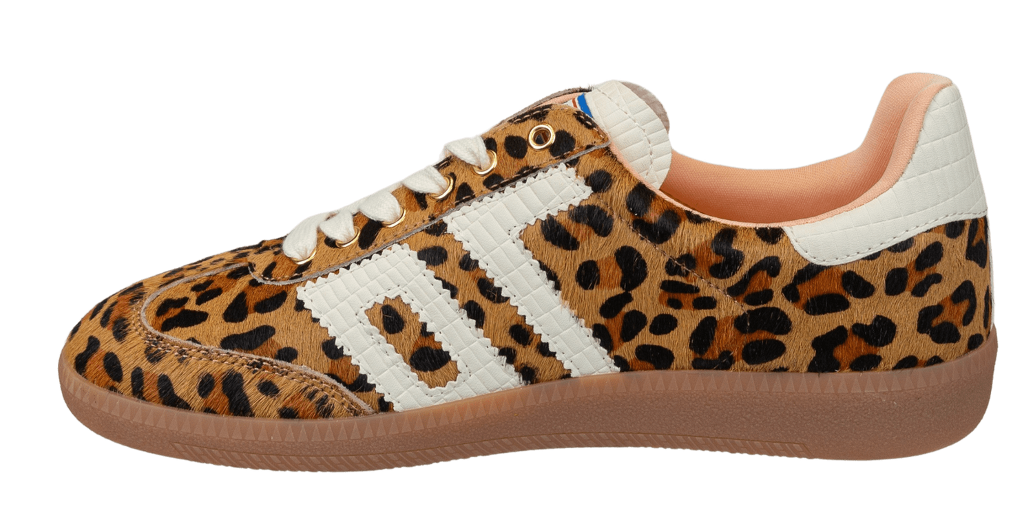 CLOUD in LEOPARD CAMEL WHITE, left view