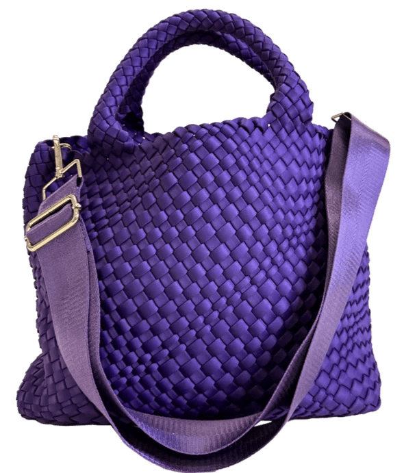 Corso Weave Leather Bucket Bag